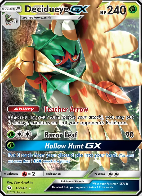 Decidueye GX card