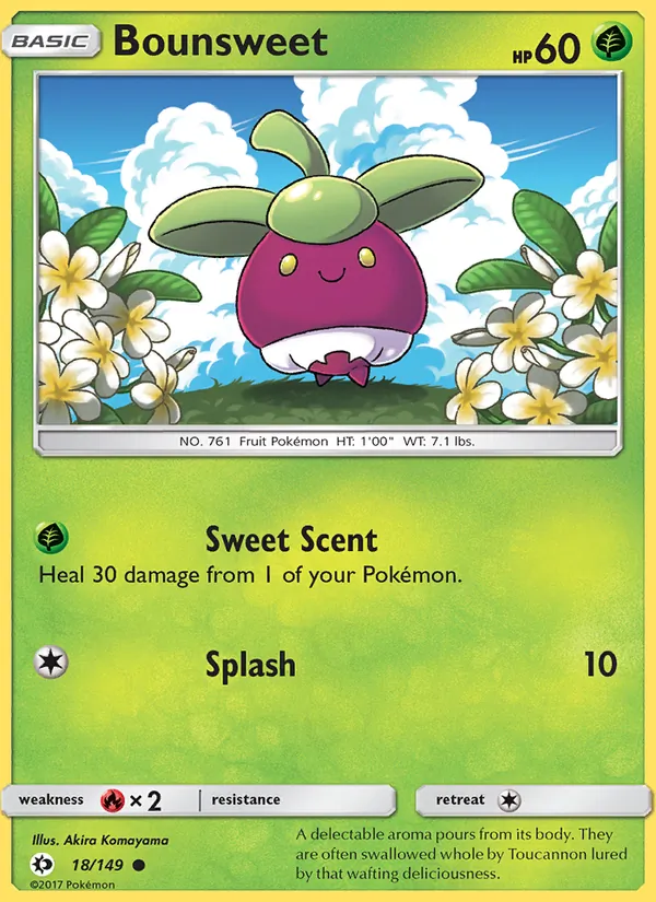 Bounsweet card