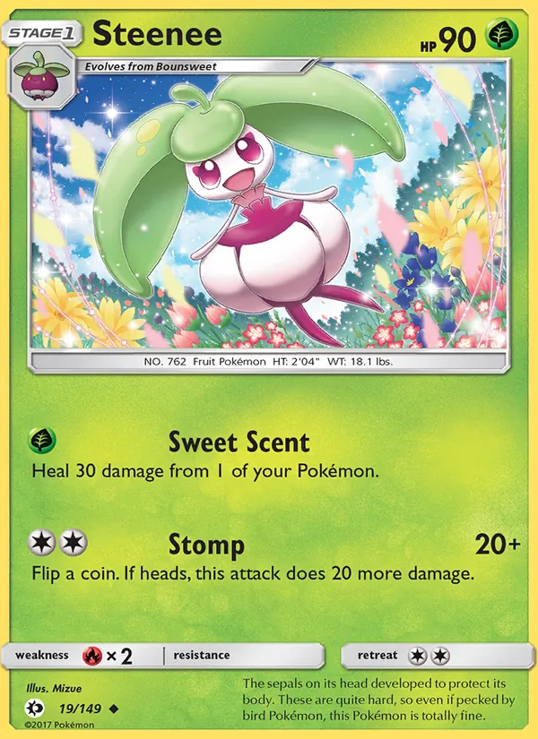 Steenee card