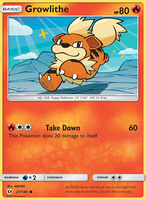 Growlithe card