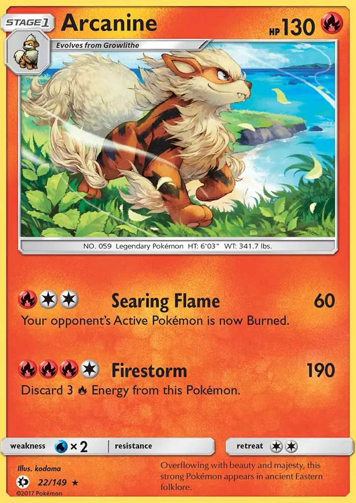 Arcanine card