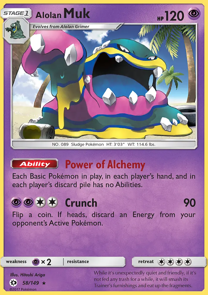 Alolan Muk card