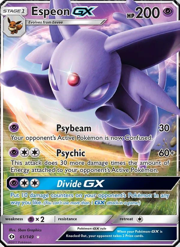 Espeon GX card