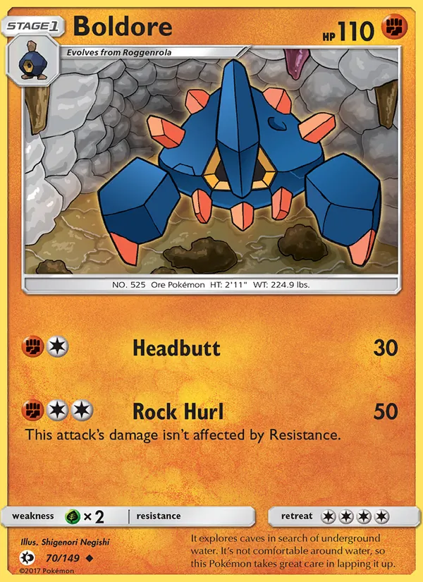Boldore card