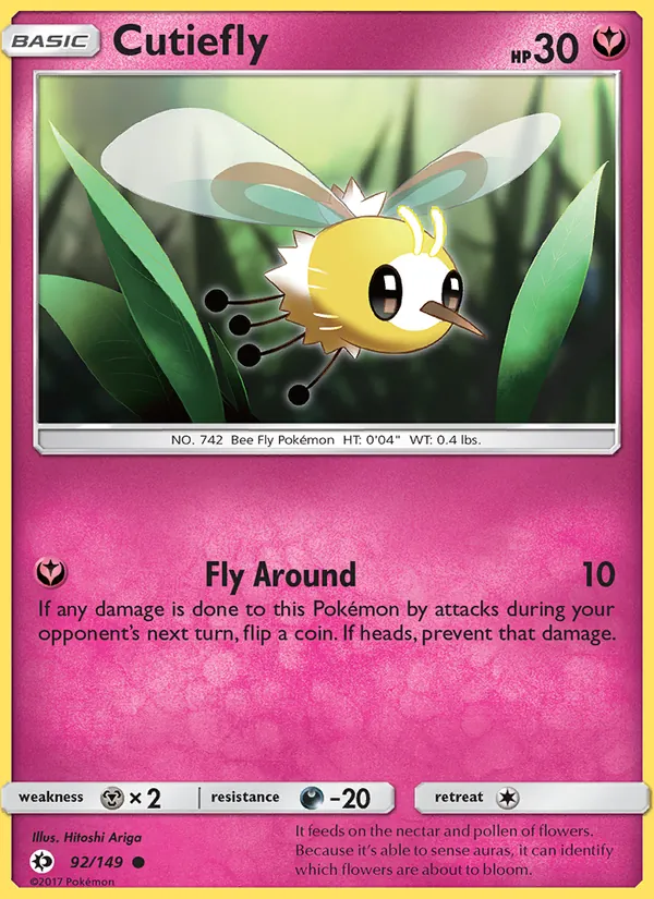 Cutiefly card
