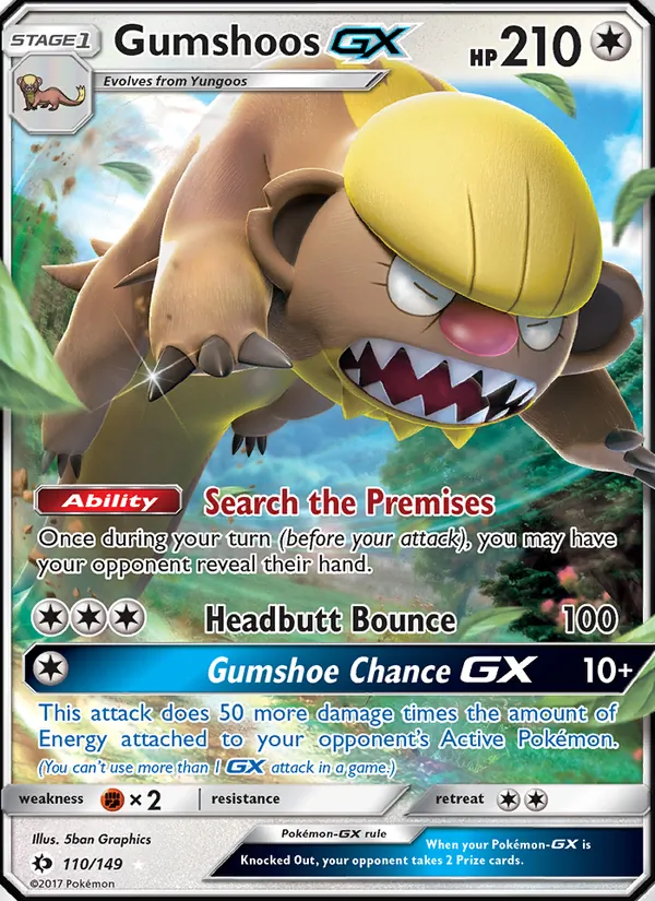 Gumshoos GX card