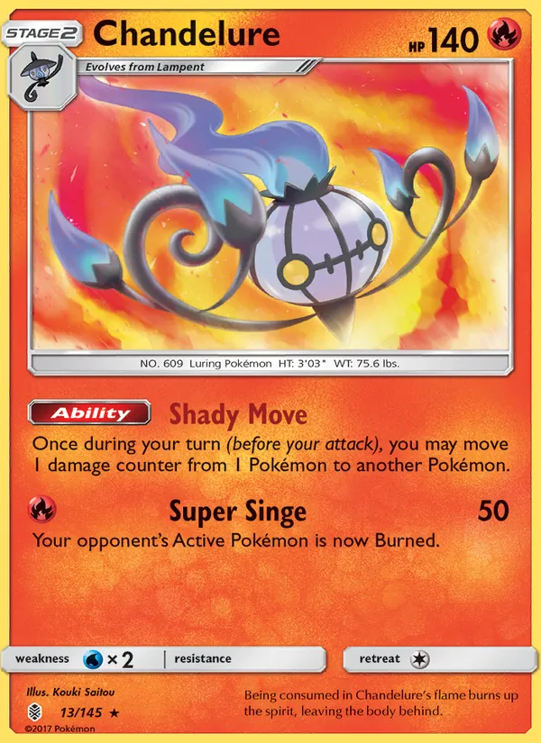 Chandelure card