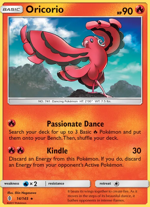 Oricorio card
