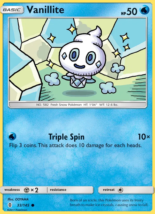 Vanillite card
