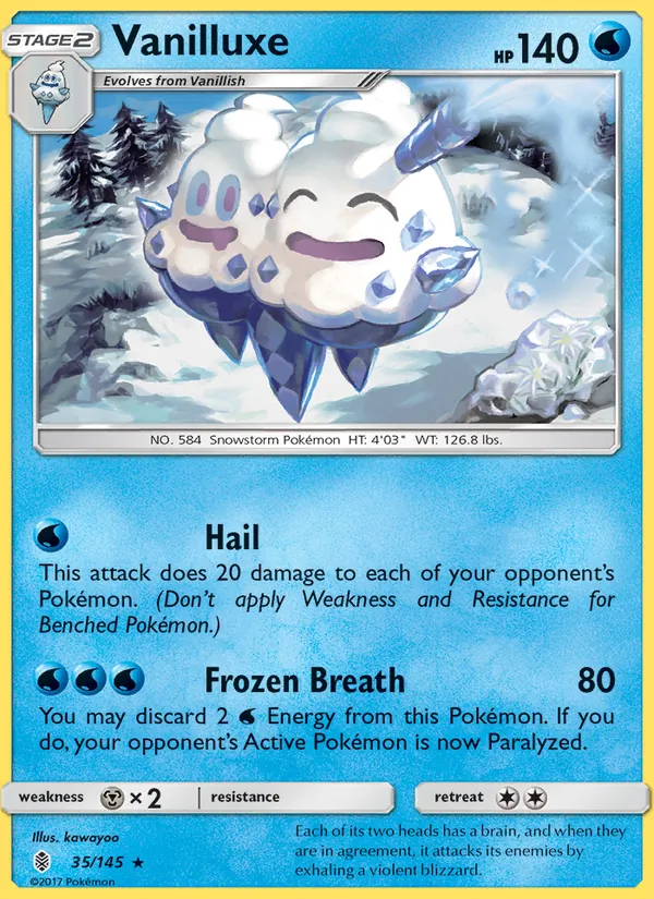 Vanilluxe card