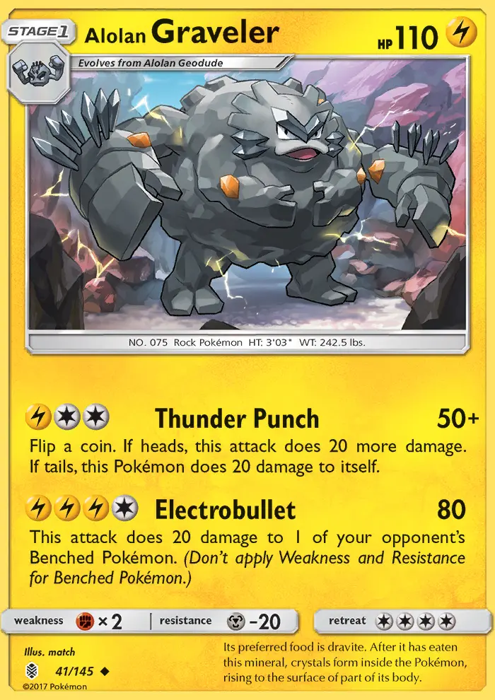 Alolan Graveler card