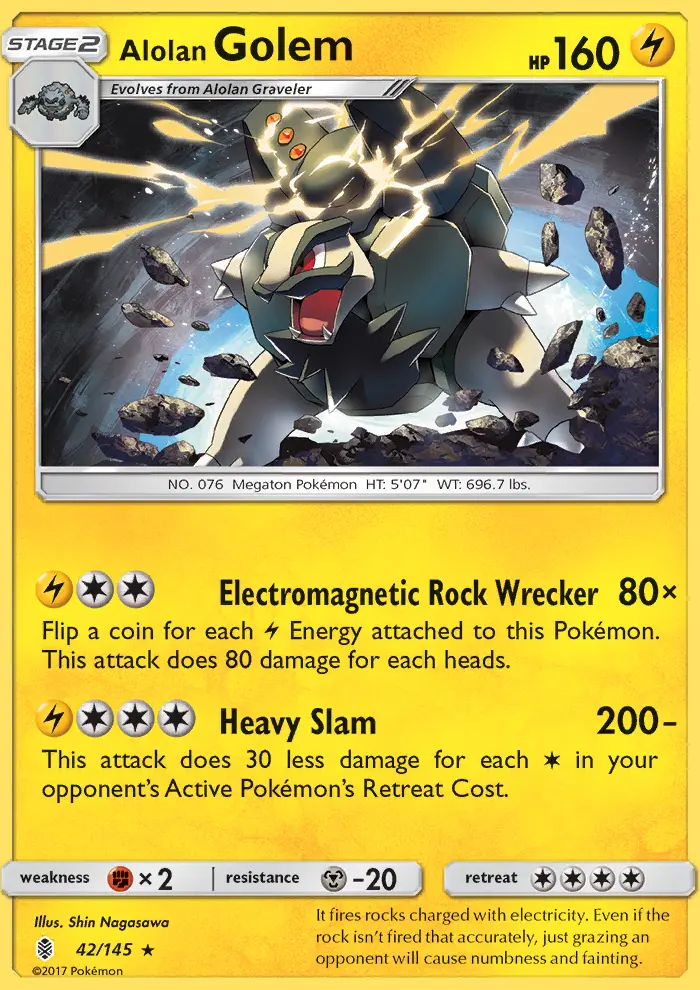 Alolan Golem card