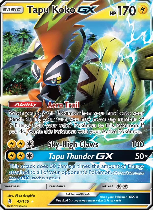 Tapu Koko GX card