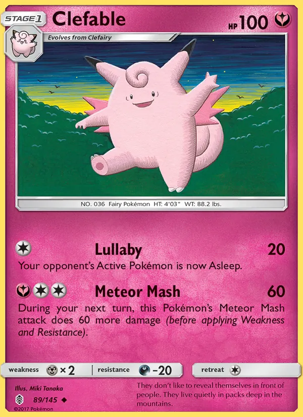 Clefable card