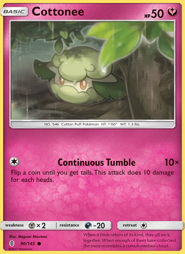 Cottonee card