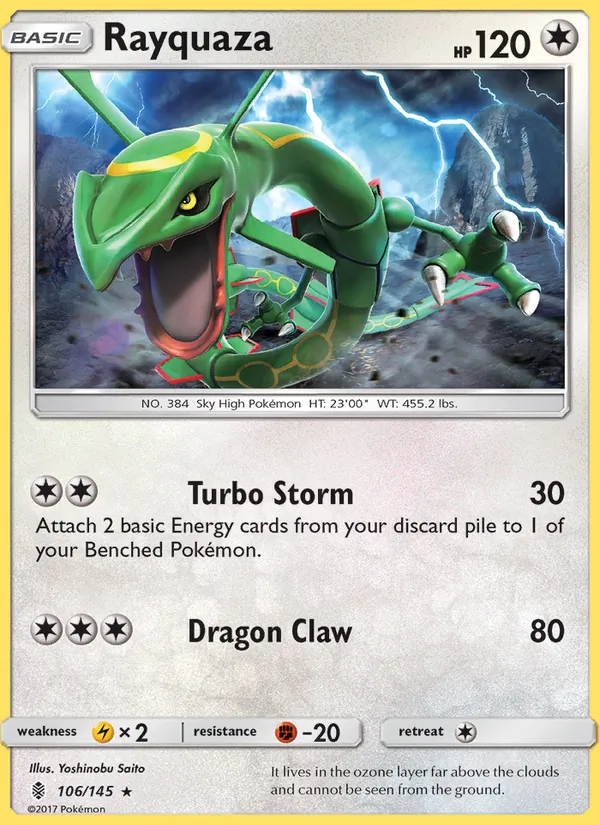Rayquaza card