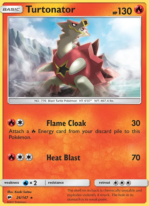 Turtonator card