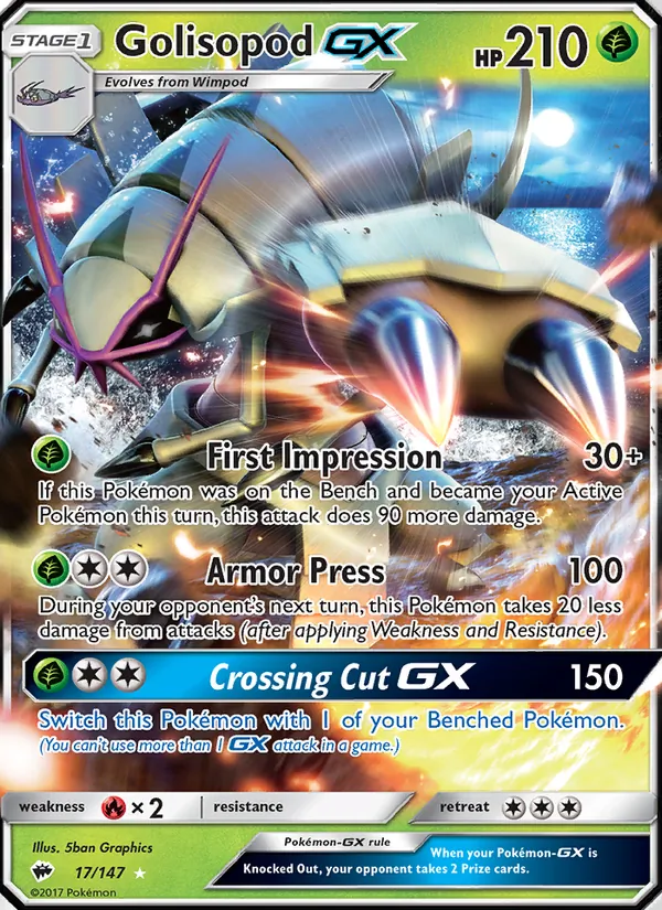 Golisopod GX card