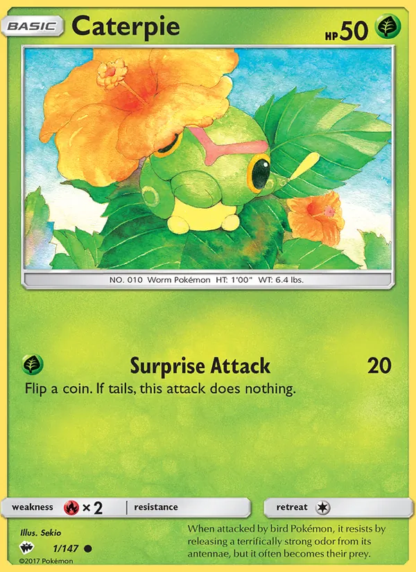 Caterpie card
