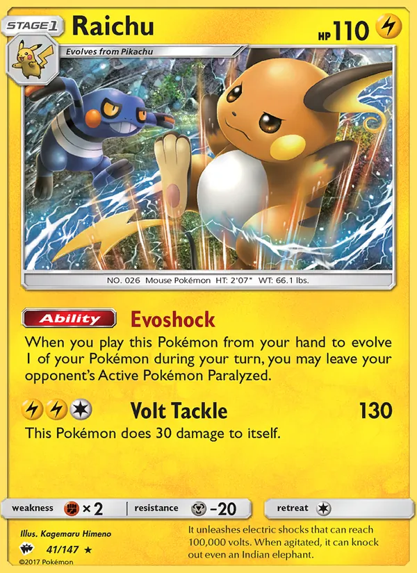 Raichu card