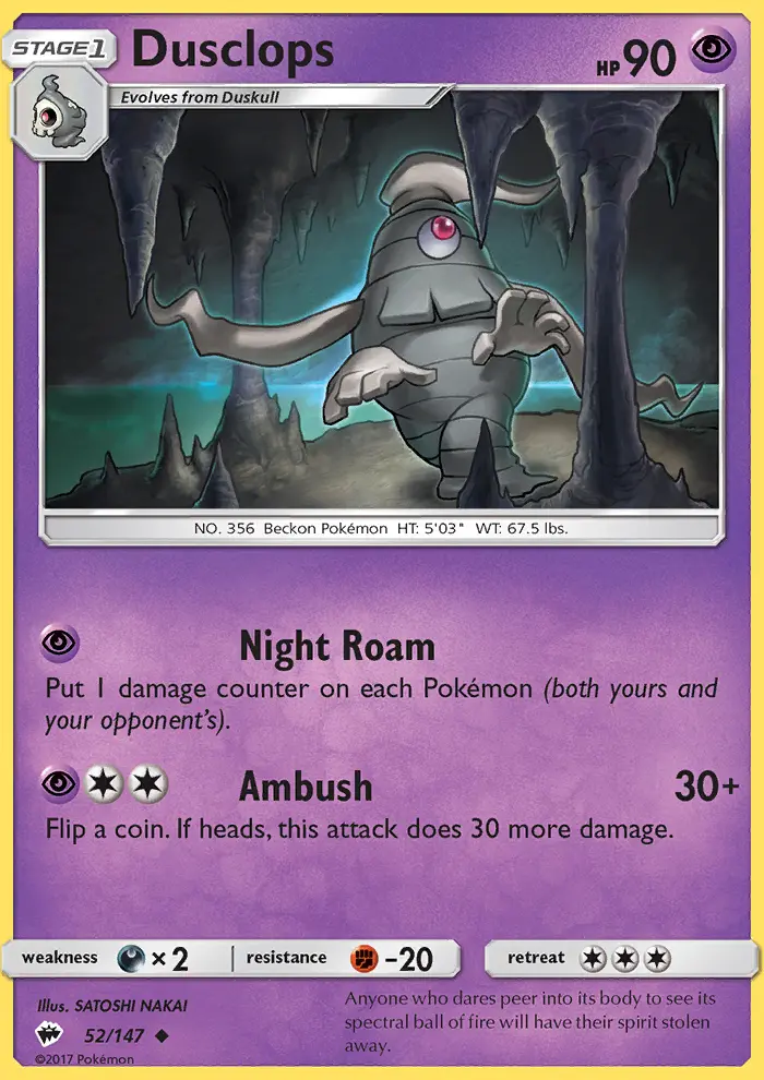 Dusclops card