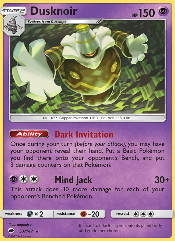 Dusknoir card