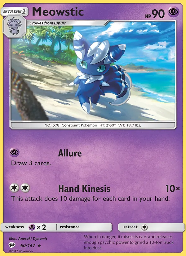 Meowstic card