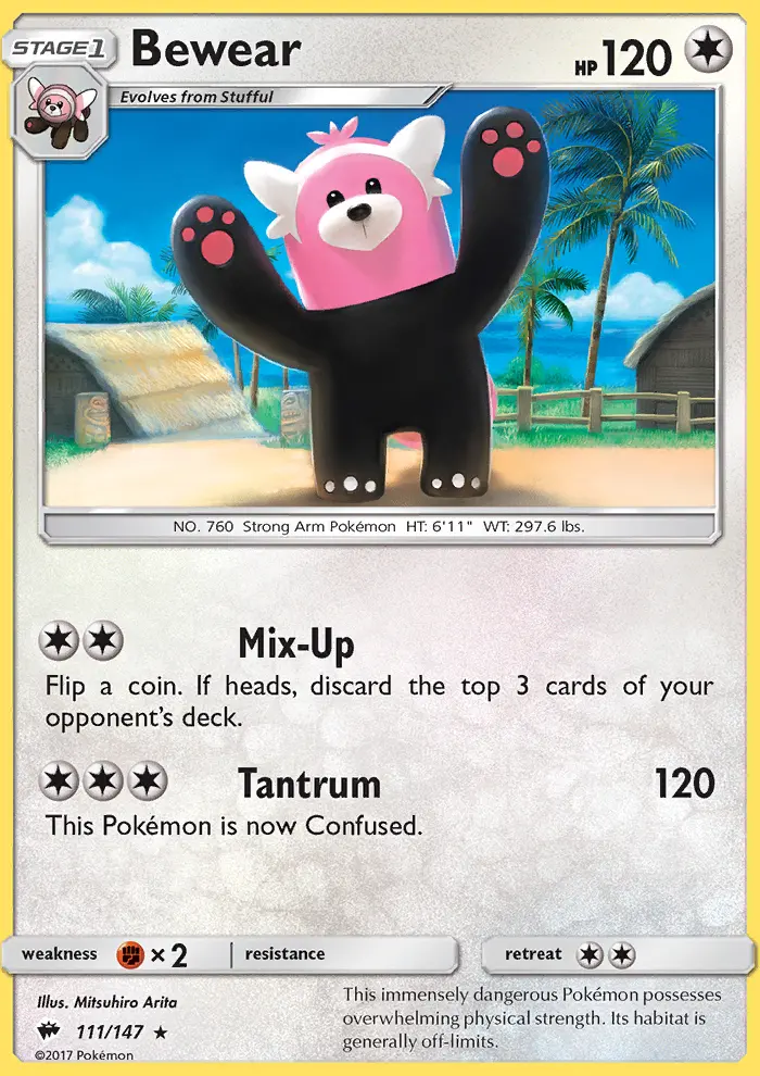 Bewear card