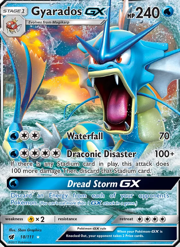 Gyarados GX card
