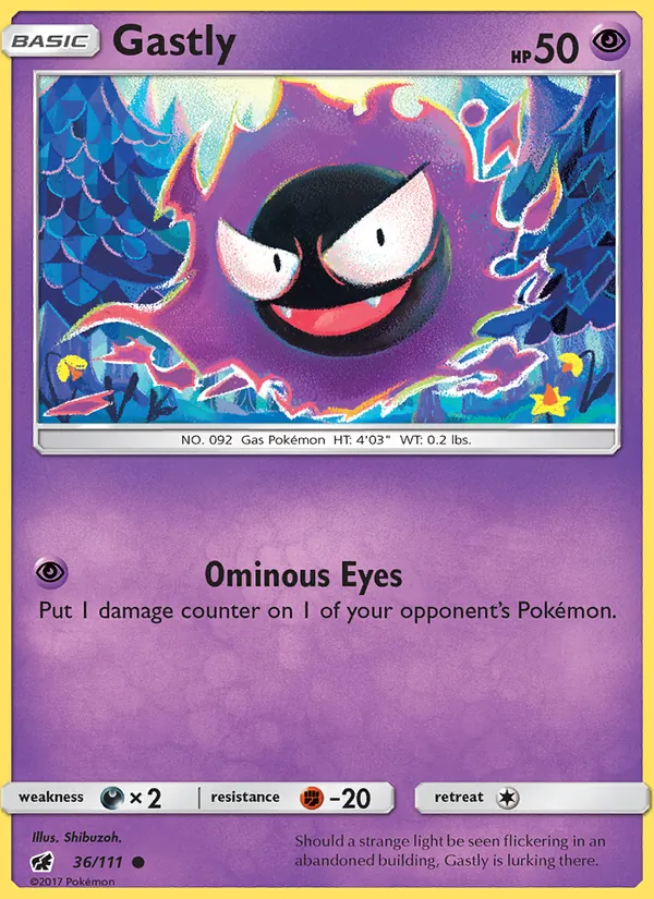 Gastly card