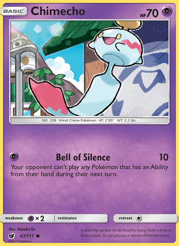 Chimecho card