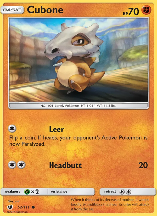 Cubone card