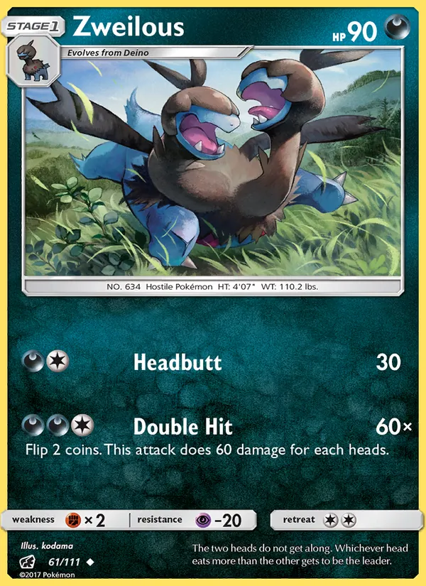 Zweilous card