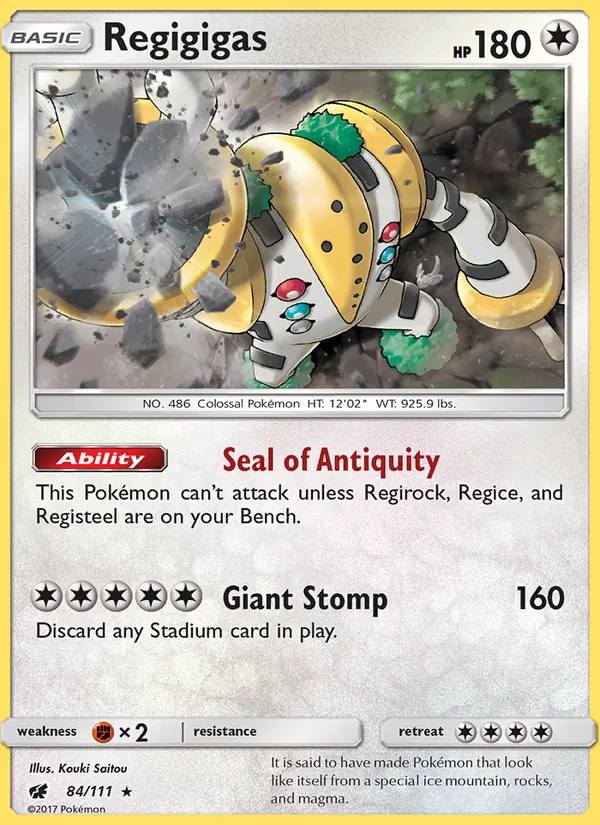 Regigigas card
