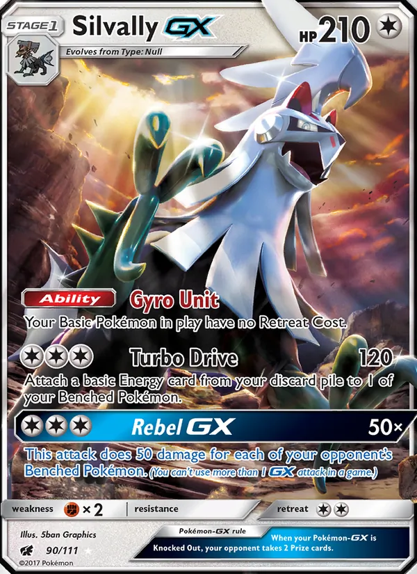 Silvally GX card