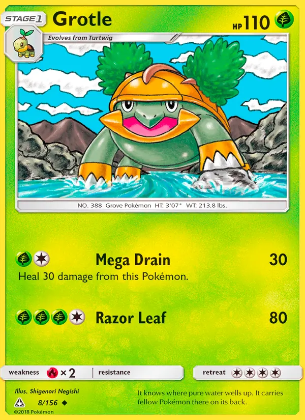 Grotle card