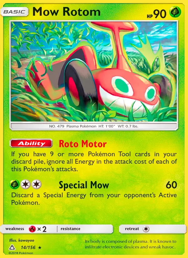 Mow Rotom card