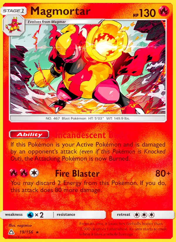 Magmortar card