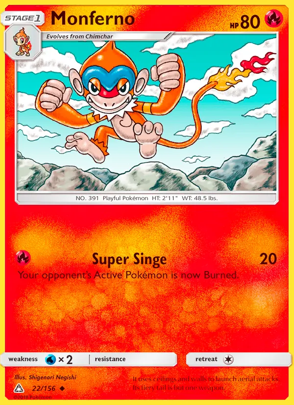 Monferno card