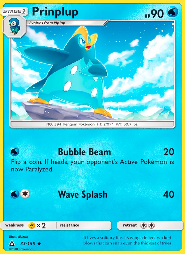 Prinplup card