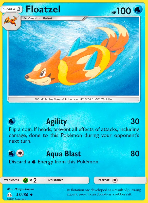 Floatzel card