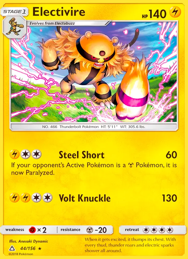 Electivire card