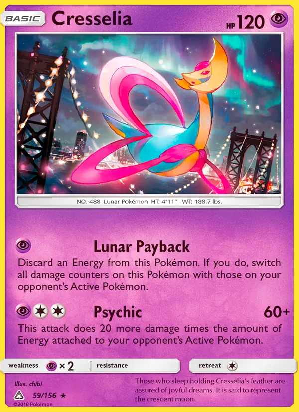 Cresselia card
