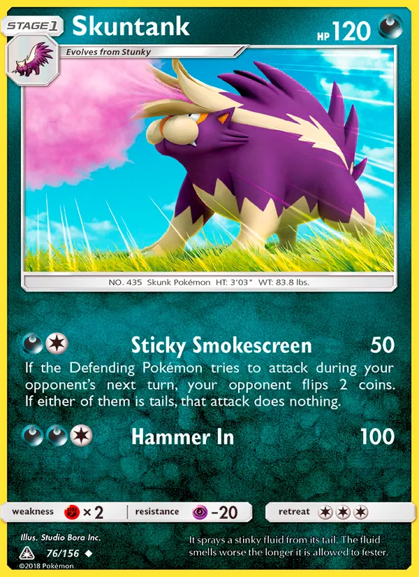 Skuntank card