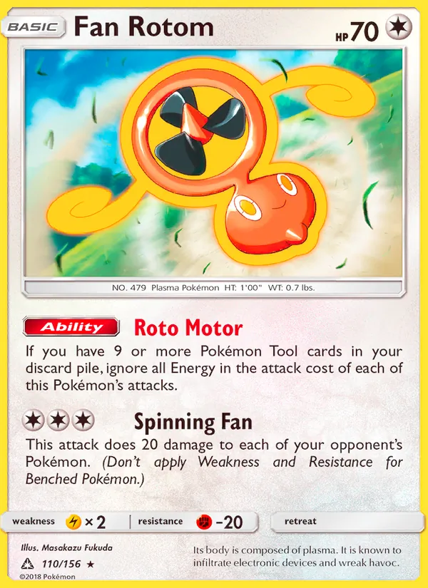 Fan Rotom card