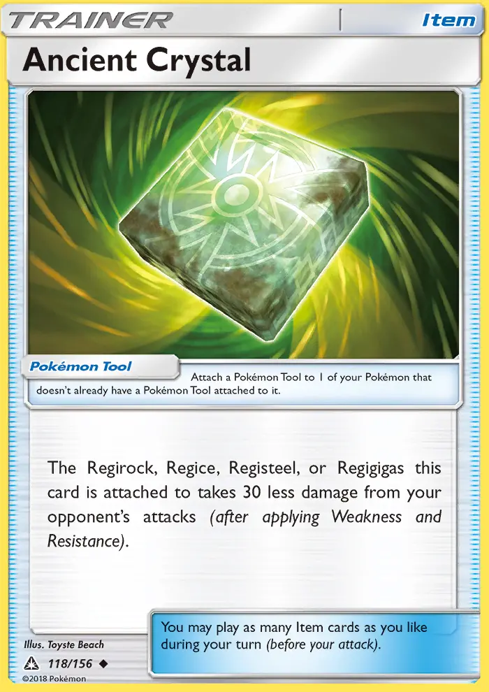 Ancient Crystal card