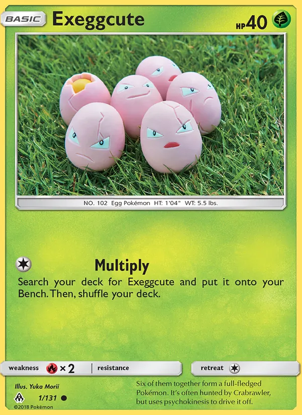 Exeggcute card