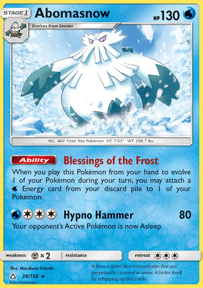 Abomasnow card