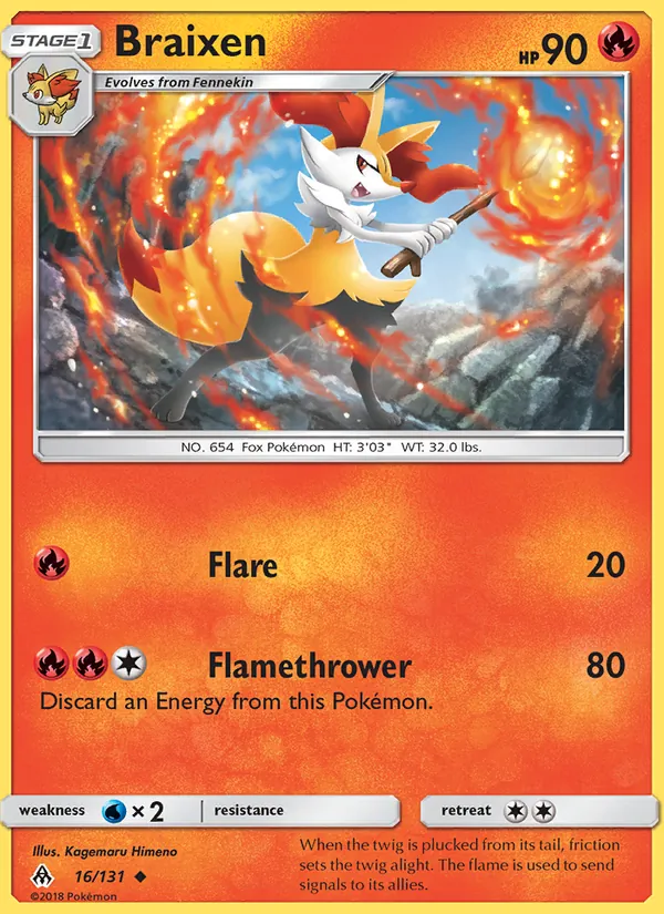 Braixen card