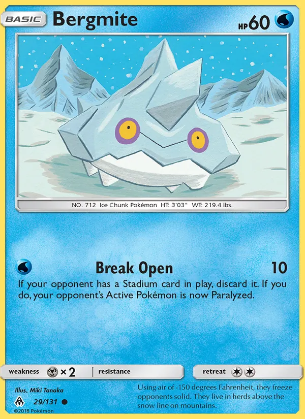 Bergmite card